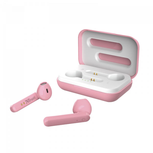 Наушники Trust Primo Touch True Wireless Mic Pink (23782) - фото 2