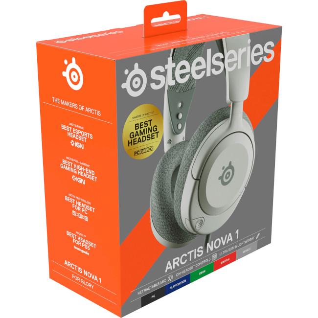 Наушники геймерские SteelSeries Arctis Nova 1 Белый (61607) - фото 8