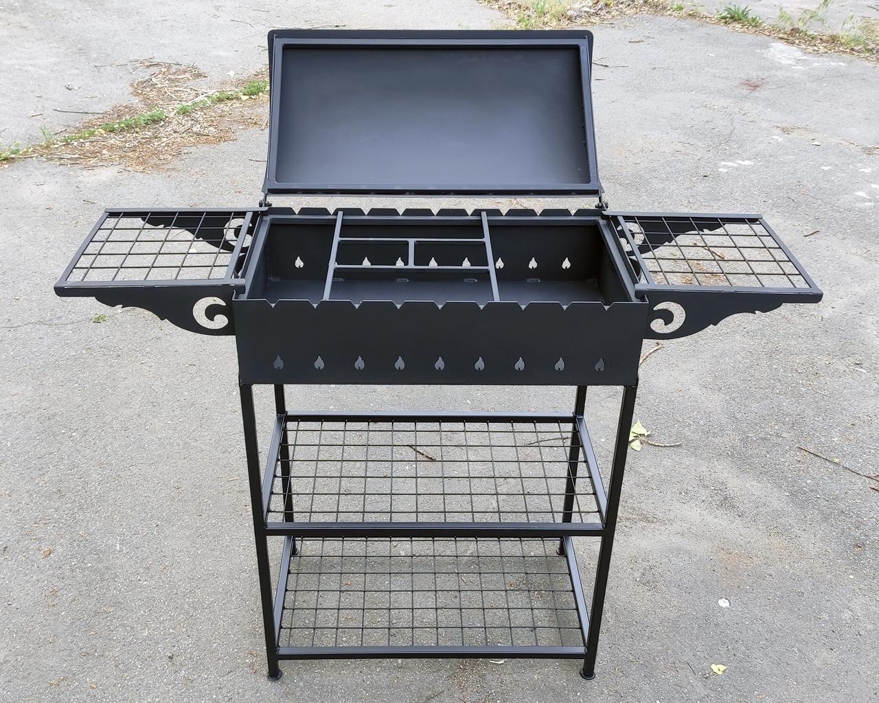 Мангал Kram-kovka з кришкою та підставкою Скринька плюс 3 мм - фото 4 Мангал Kram-kovka з кришкою та підставкою Скринька плюс 3 мм - фото 4