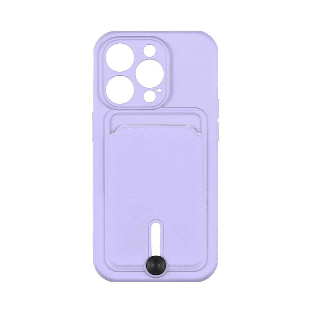 Чохол Epik Colorfull Pocket Card з кишенею для карт для iPhone 14 Pro Elegant Purple