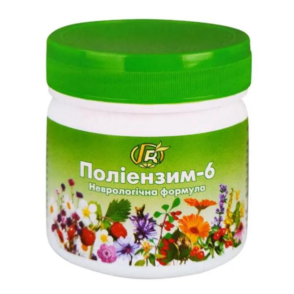 Комплекс для профілактики нервової системи Green Visa Поліензим-6 Неврологічна формула 280 г 112 порцій (000027814)