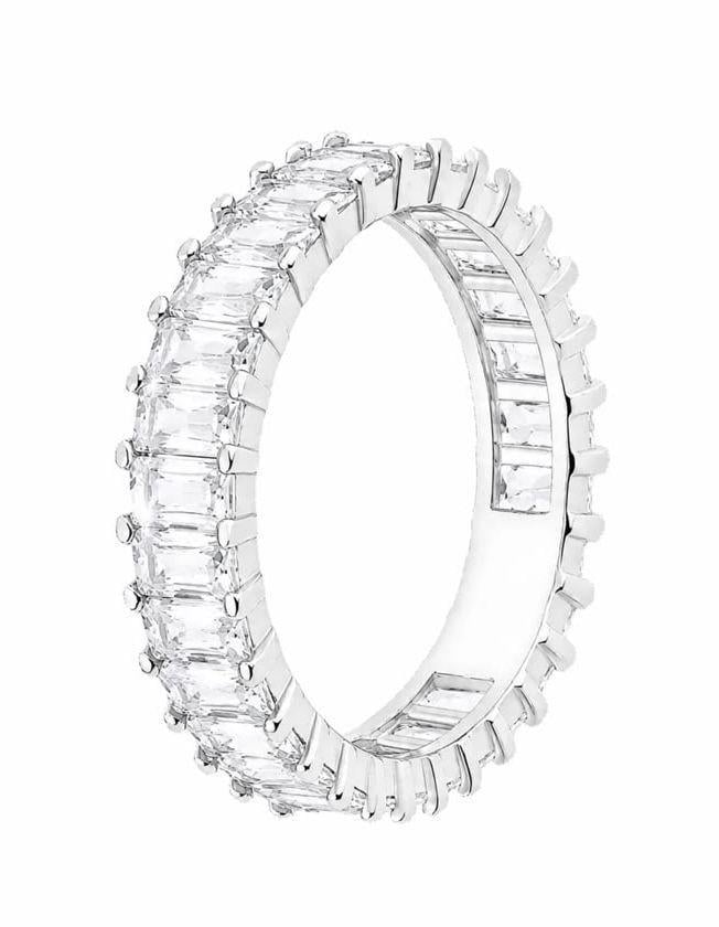 Кольцо женское Eternity Эmerald из серебра 925° р. 19 (35336825)