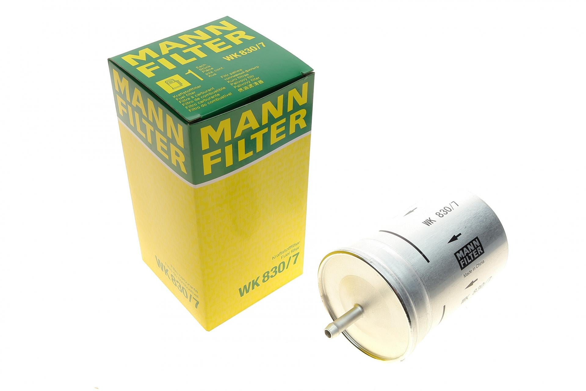 Фильтр топливный Mann-Filter для Audi A4/A6/Ford Galaxy I/Renault Trafic/Skoda Superb I 0,9-3,0 81-10 (WK 830/7)