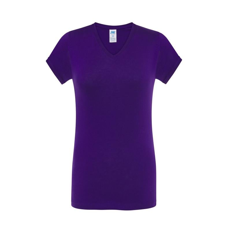 Футболка JHK LADY COMFORT V-NECK M Фиолетовый (PU)