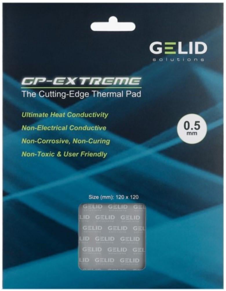 Термопрокладка Gelid Solutions GP-Extreme 12 Вт/мхК GP01-SA 120x120x0,5 мм (1700528738)