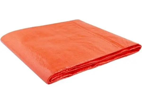 Тент универсальный Extreme Plandeka 80 г/м2 4х8 м Оранжевый (709578)
