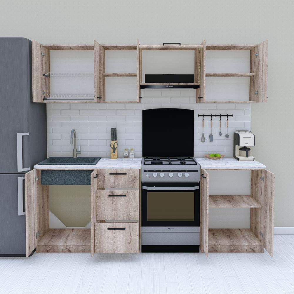 Кухня модульна готова пряма 2,2 м 220 см Аліканте (МП36в) - фото 2 Кухня модульна готова пряма 2,2 м 220 см Аліканте (МП36в) - фото 2