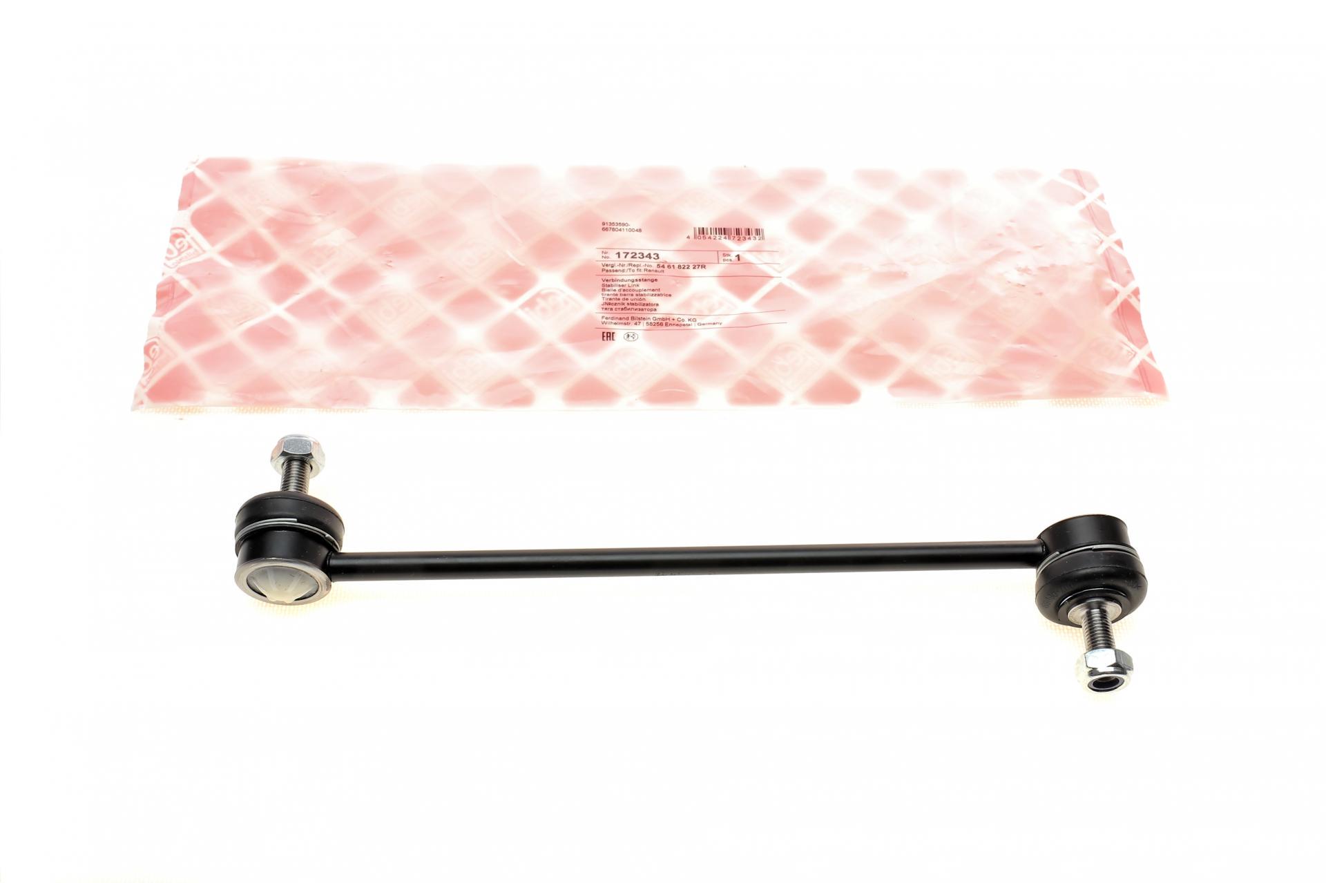 Тяга переднего стабилизатора FEBI BILSTEIN       Renault Megane IV/Scenic IV 15- L=275mm - 172343