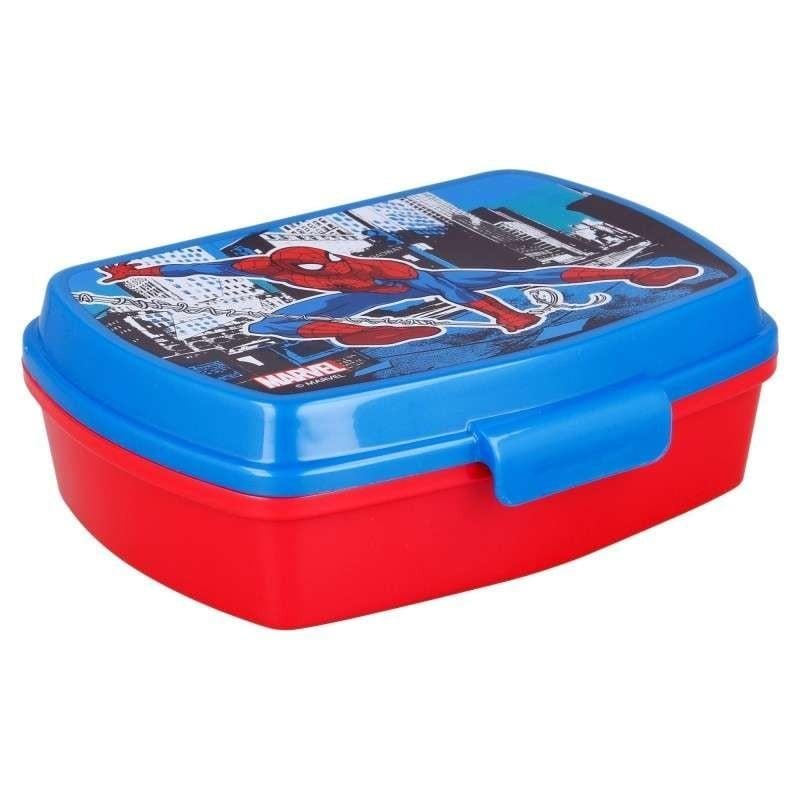 Ланч-бокс для детей Stor Spider-Man с застежкой-клипсой 17x14x5,6 см Синий с красным (28398862) Ланч-бокс для детей Stor Spider-Man с застежкой-клипсой 17x14x5,6 см Синий с красным (28398862)