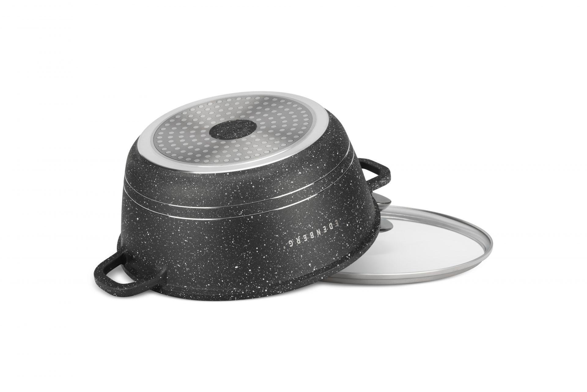 Набір посуду Edenberg із антипригарним гранітним покриттям 12 пр. (P12911) - фото 9 Набір посуду Edenberg із антипригарним гранітним покриттям 12 пр. (P12911) - фото 9