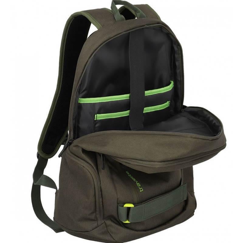 Міський рюкзак для ноутбука Travelite Pathway Stripe 15" 28 л Olive (TL096411-86) - фото 5