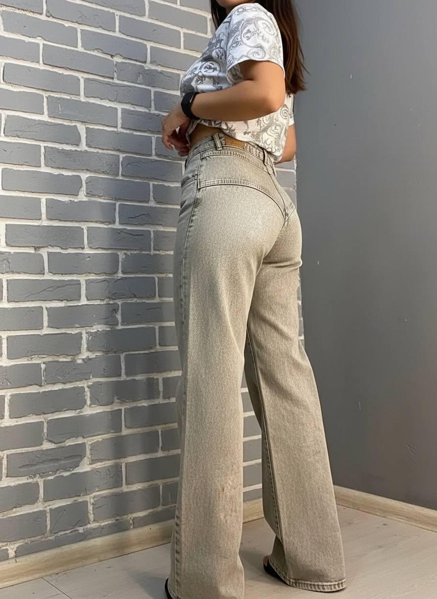 Джинсы женские ITS Basic 2909 STRAIGXT кокетка на пуговицах прямые от бедра р. 36 Серый (1739) Джинсы женские ITS Basic 2909 STRAIGXT кокетка на пуговицах прямые от бедра р. 36 Серый (1739)