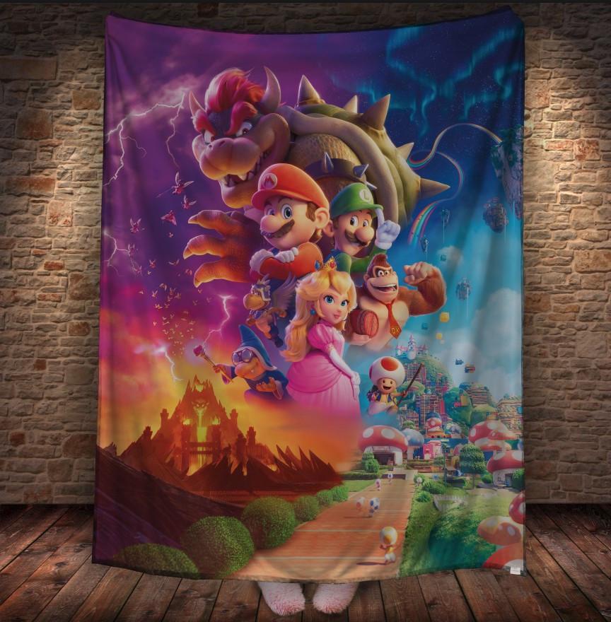 Плед с 3D принтом Super Mario 150х200 см (epi_1964)