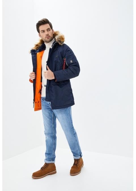 Куртка-парка зимова Airboss Winter Parka Синій (28650) - фото 4