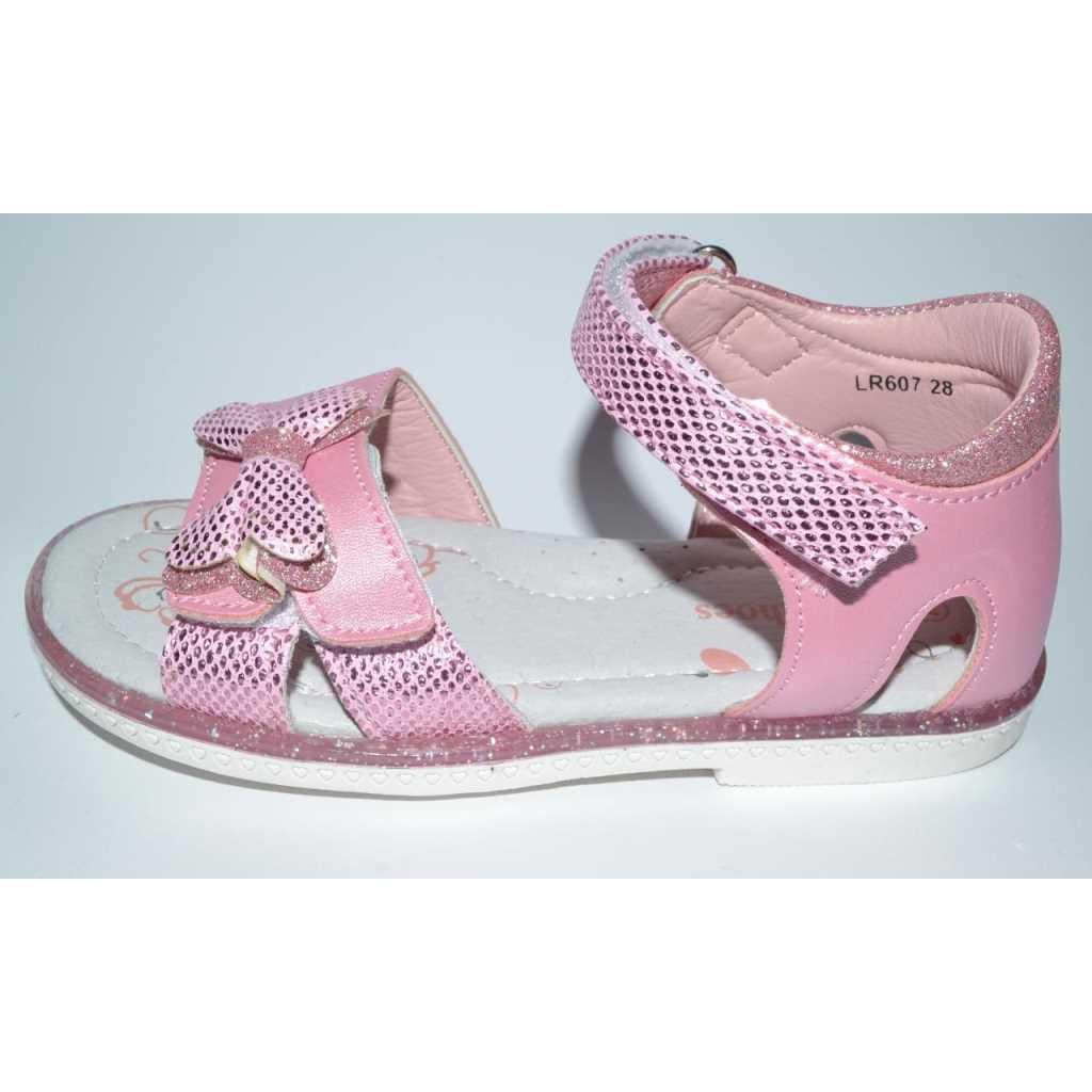 Босоножки для девочки Lilin Shoes 109-60-75 р. 26 17,1 см Розовый