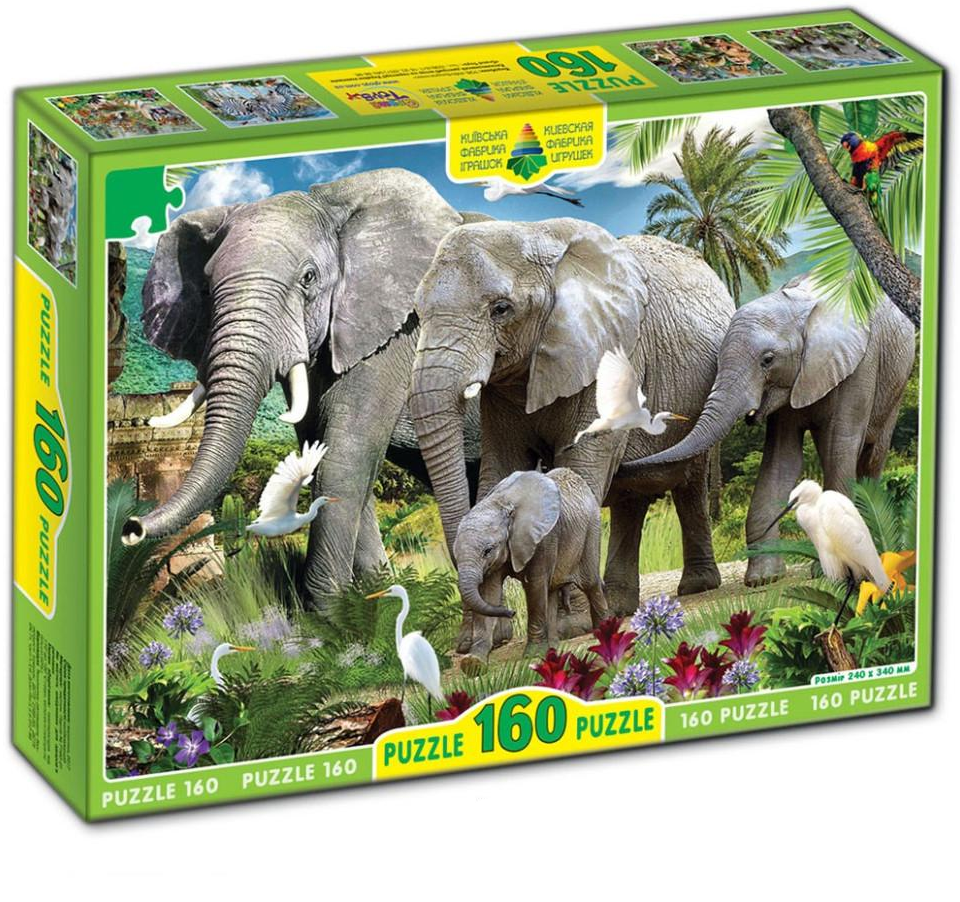Пазли Слони 82968 ЕГ-05 160 елементів (RLT20086)