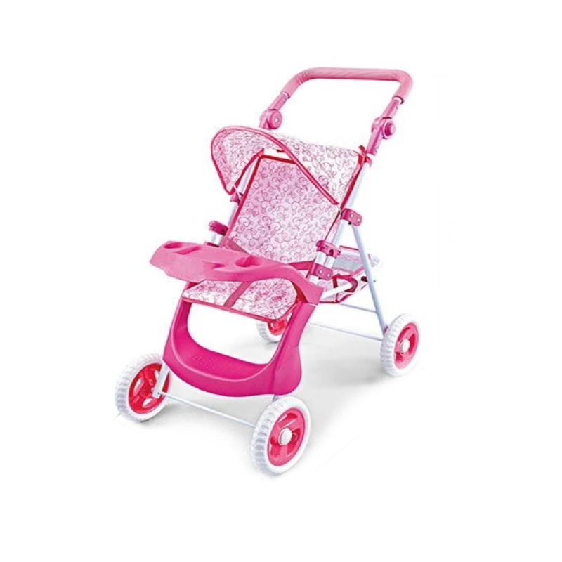 Коляска для ляльки 6601 AH-1-8/2 козирок від сонця/кошик/додаткова поличка (25622518)