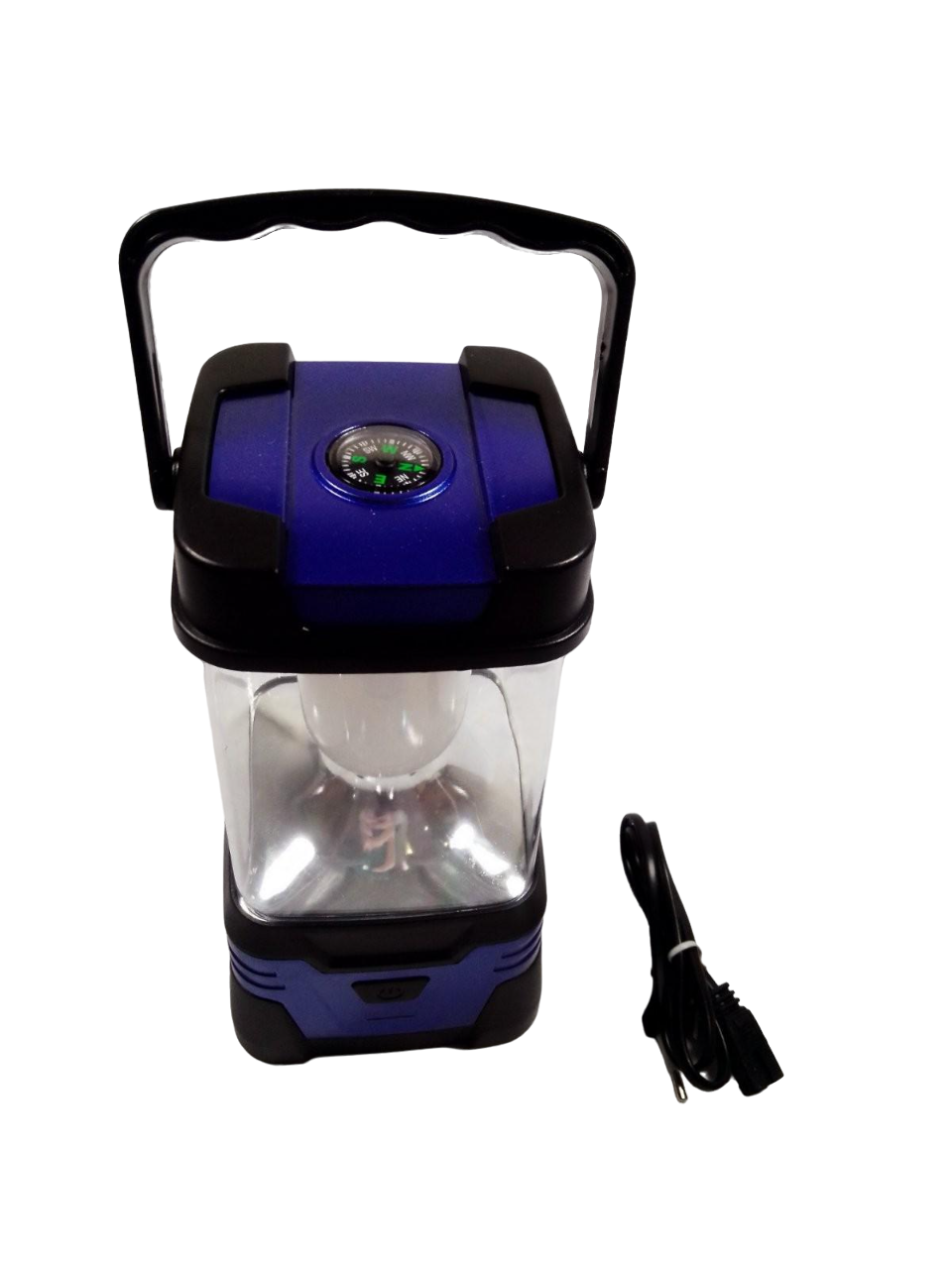 Фонарь кемпинговый Zj-5016 с компасом Синий