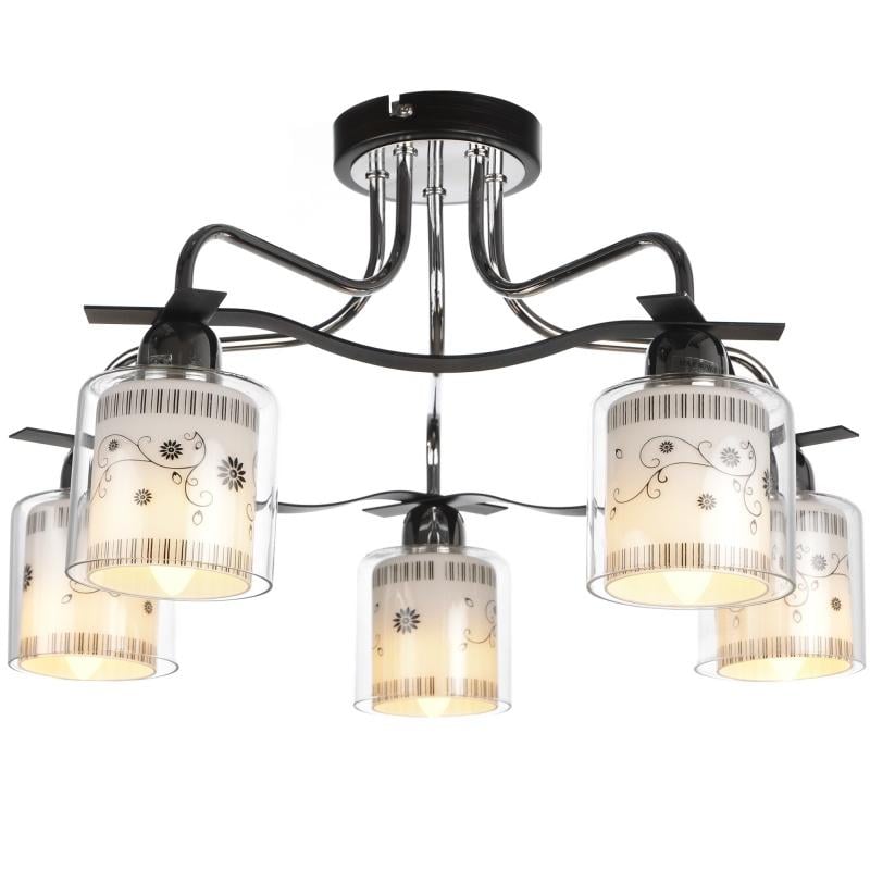 Люстра потолочная на 5 плафонов Brille LK-283S/5 E14