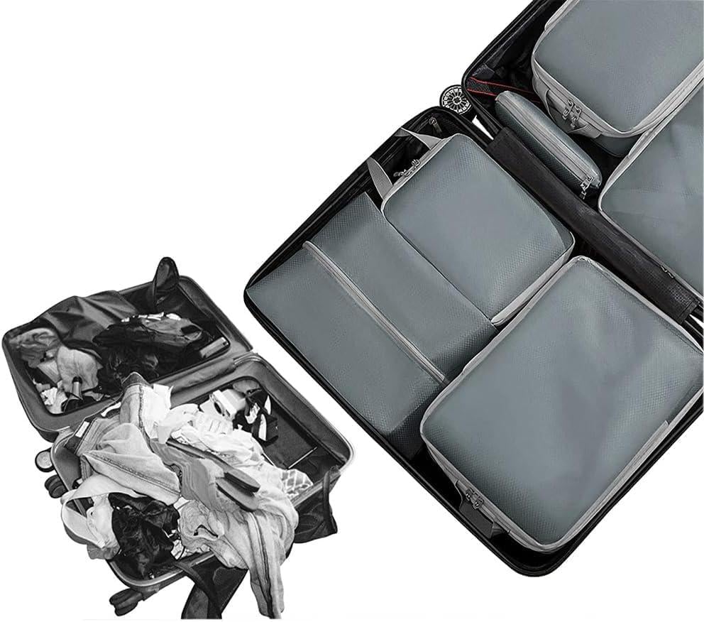 Набір органайзерів для подорожей Monochrome тип 1 9 елементів Блакитний (КДО-42-14) - фото 7 Набір органайзерів для подорожей Monochrome тип 1 9 елементів Блакитний (КДО-42-14) - фото 7