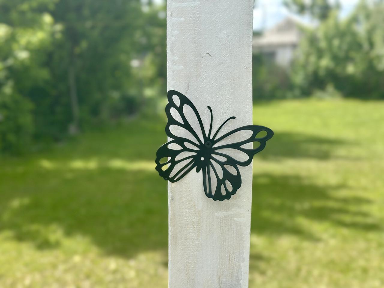 Декор для беседки/сада/двора набор бабочек из металла 4 (DCR080) - фото 5 Декор для беседки/сада/двора набор бабочек из металла 4 (DCR080) - фото 5