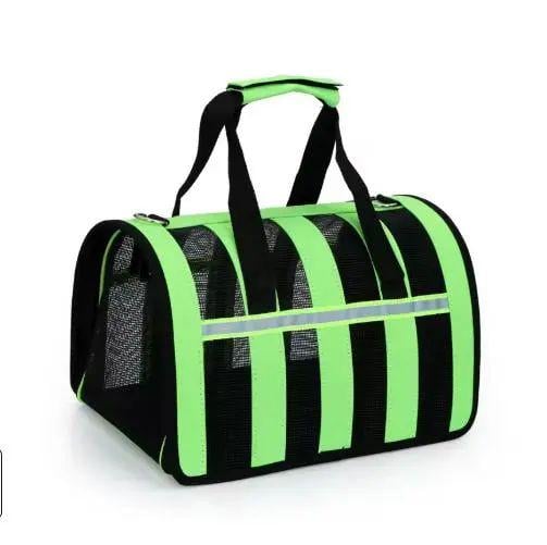 Переноска для кошек и собак CosmoPet CP-46 до 6 кг 42x26x22 см зеленая (31457730)