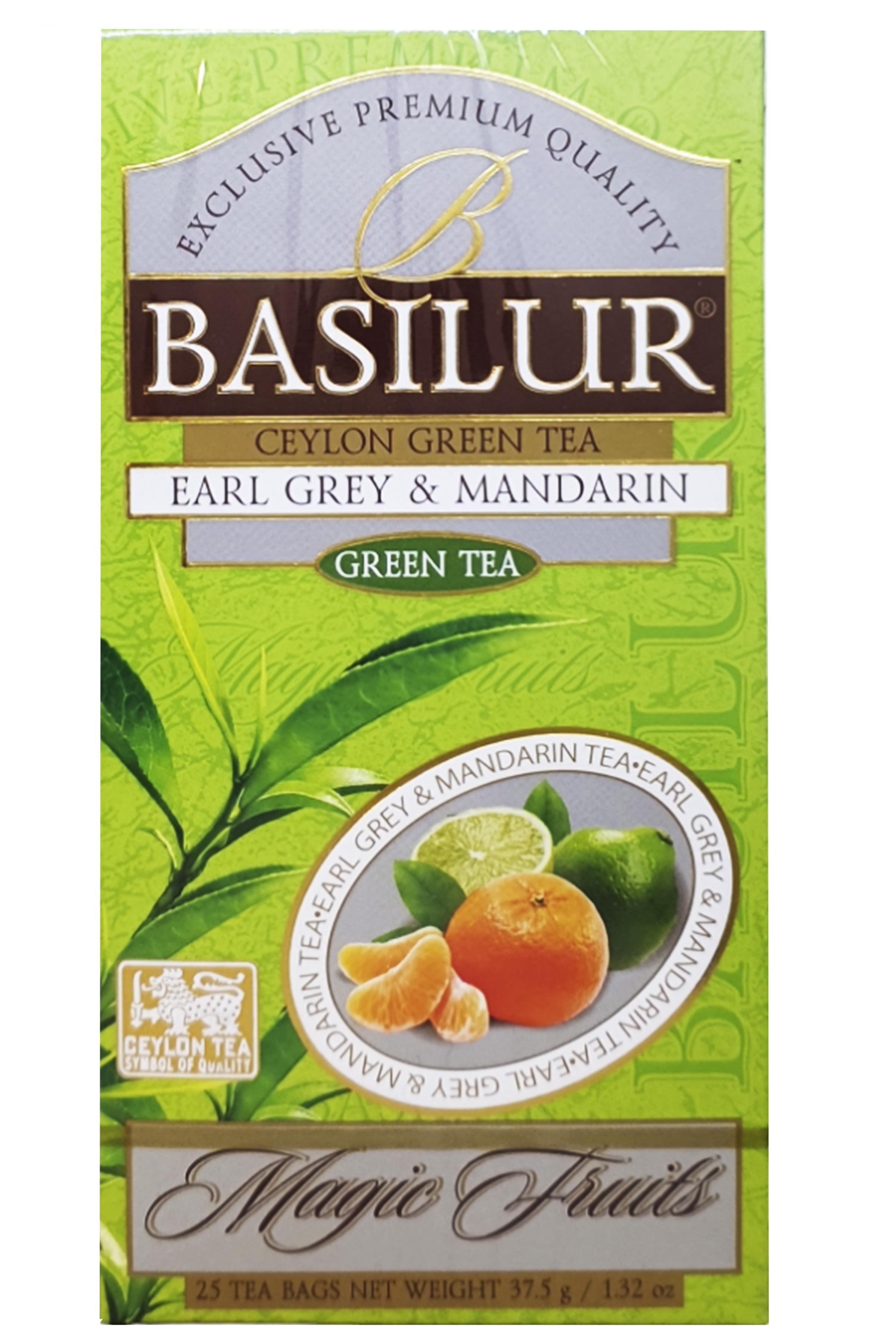 Чай зелений Basilur Магічні Фрукти Ерл Грей та Мандарин 25 шт. по 1,5 г (58942) - фото 3