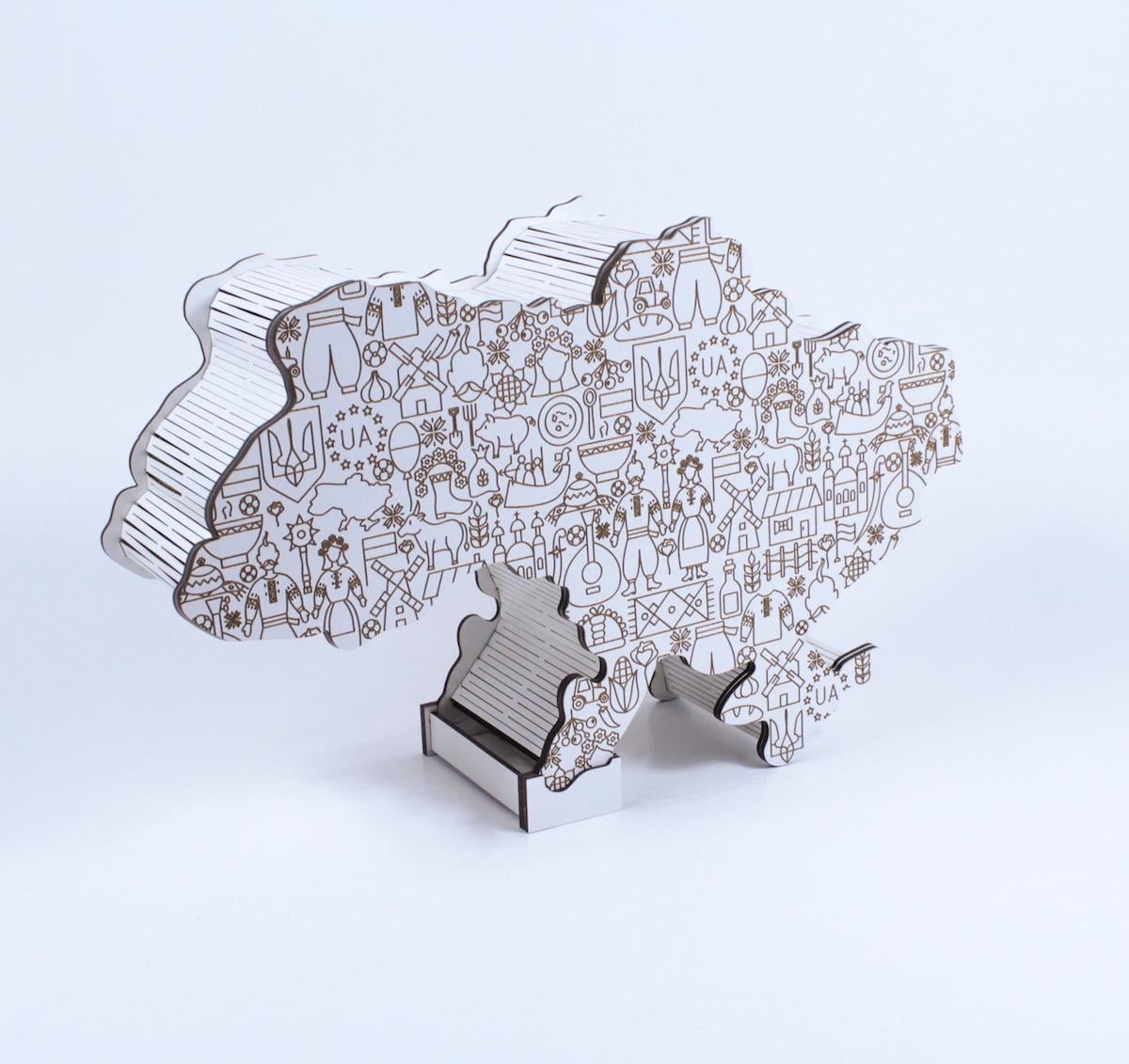 Коробочка з гравіюванням "Україна" (4767)