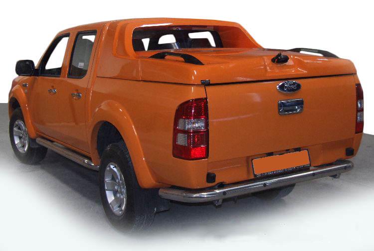 Задняя защита AK005 CAN для Ford Ranger 2011-2022 гг. нержавеющая сталь Хром
