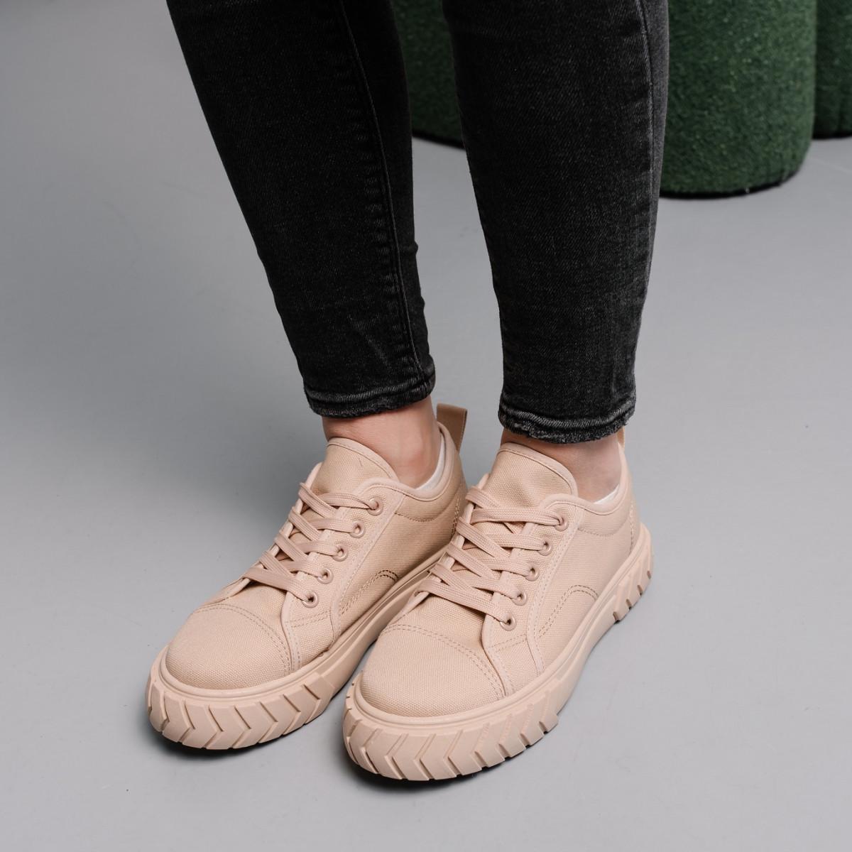 Кроссовки Fashion Winky 3991 р. 39 25 см Бежевый (10909162)