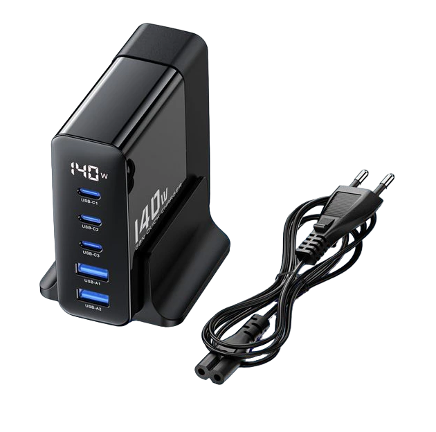 Зарядний пристрій Toocki Desktop Gan Charger 140W (1899894464)