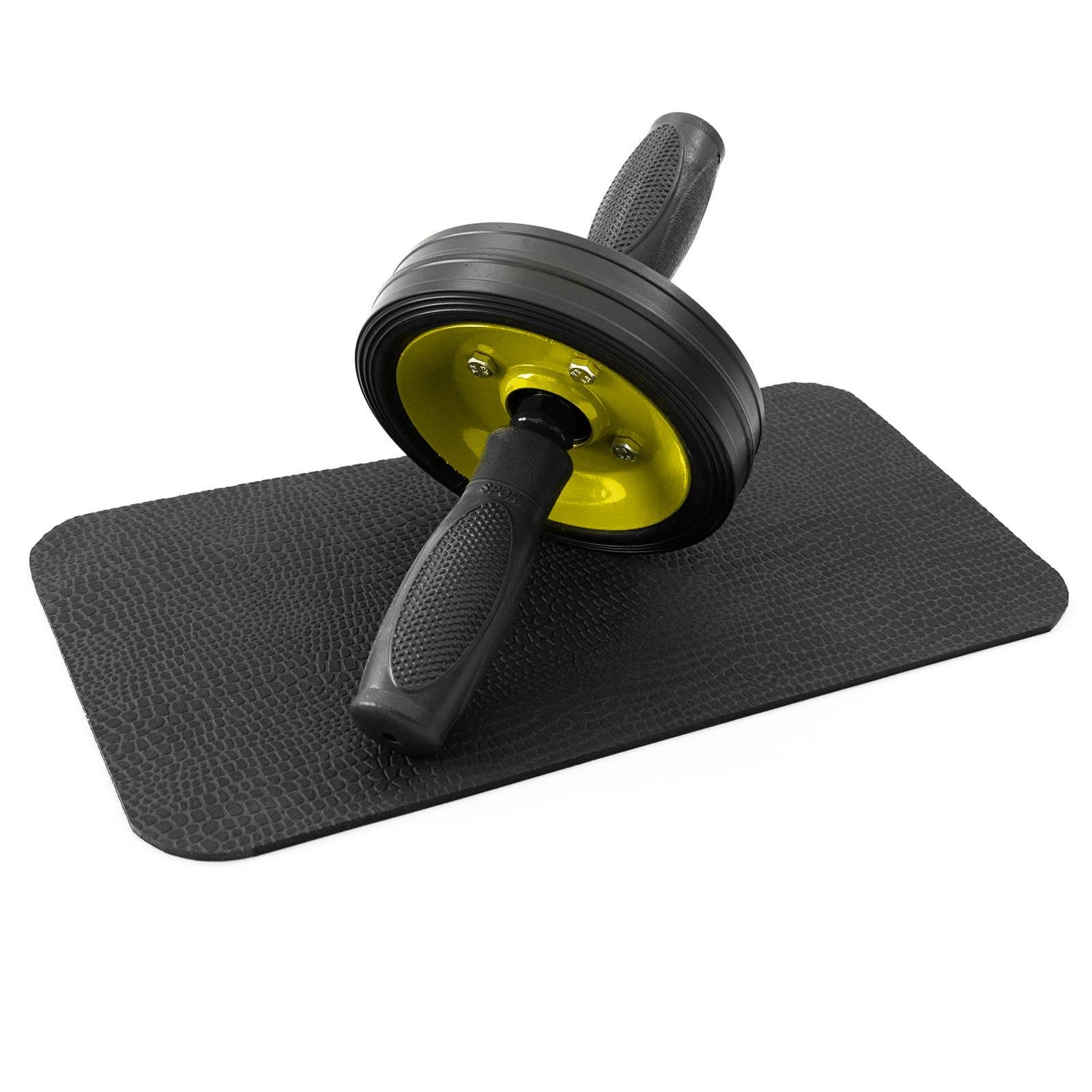 Колесо для пресу OSPORT Pro посилене Жовтий (FI-0104)