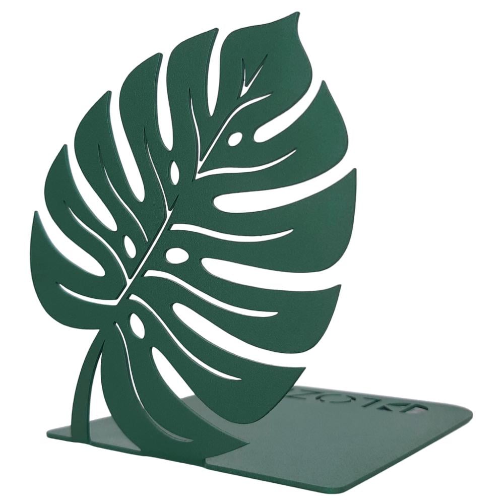 Подставка для книг Glozis Monstera Leaf Green G-076 13х14 см - фото 2