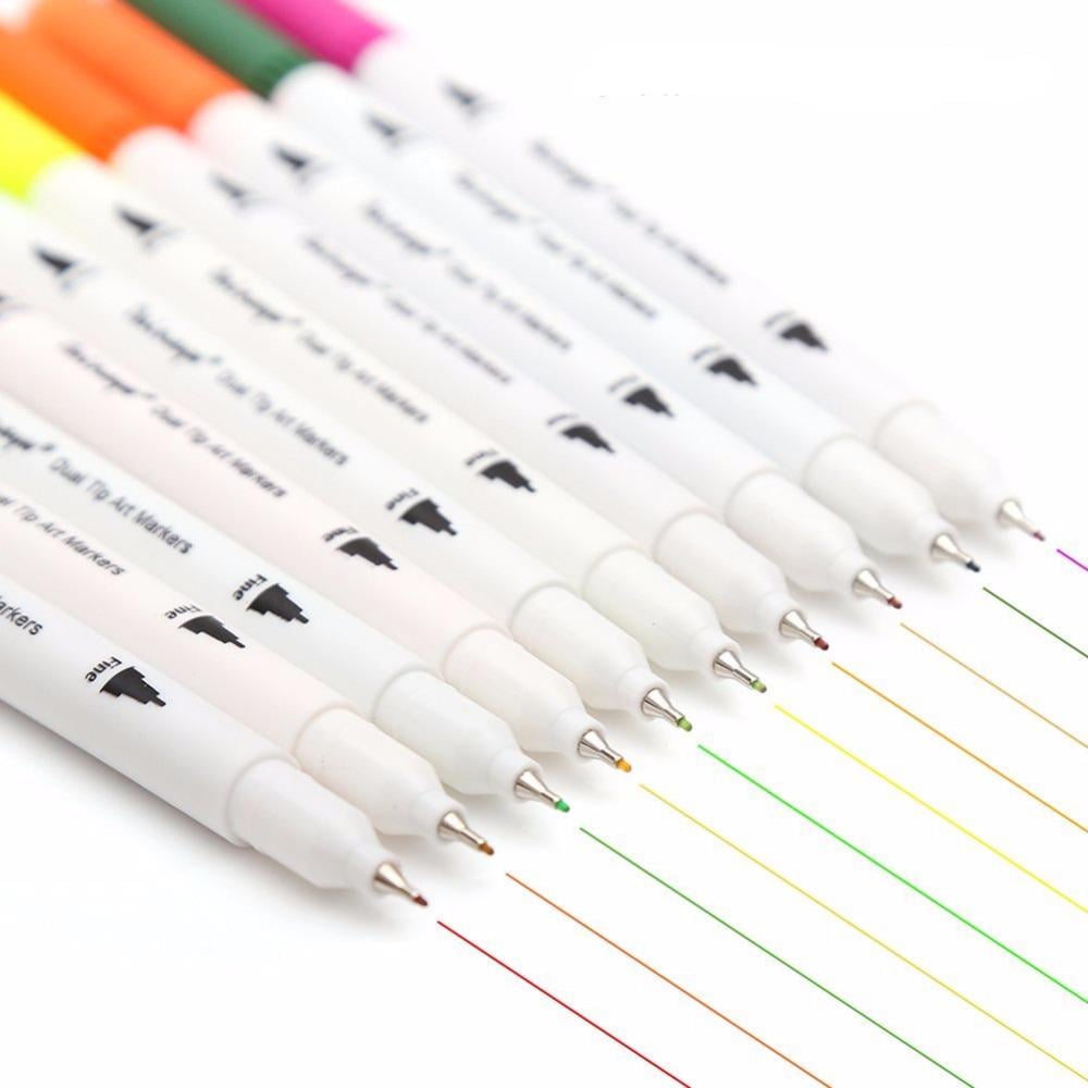 Набор двухсторонних маркеров Worison Brush Markers Pens 24 цвета (DN-24DUALTIP) - фото 3 Набор двухсторонних маркеров Worison Brush Markers Pens 24 цвета (DN-24DUALTIP) - фото 3