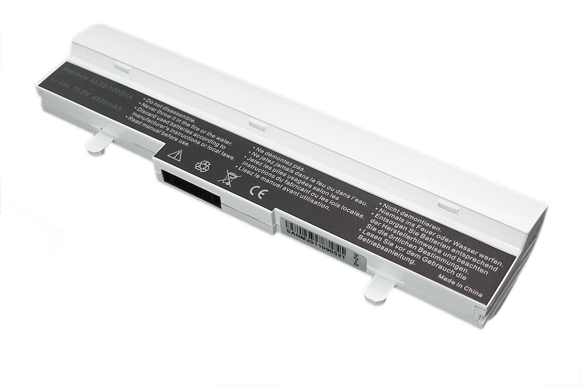 Аккумулятор для ноутбука Asus AL31-1005 EEE PC 1005HA 11,1 V 4400 mAh White