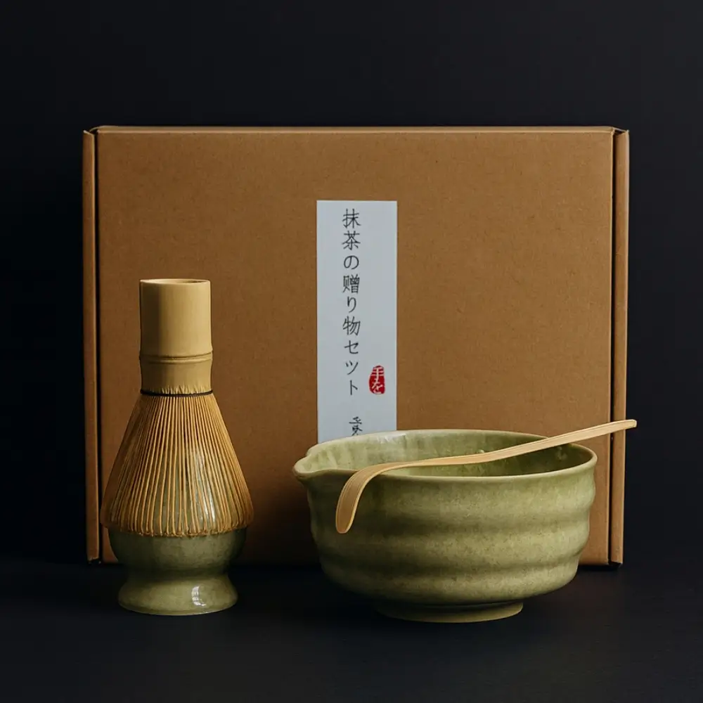 Набір посуду для приготування чаю матча 4 пр. Зелений (1133) - фото 6 Набір посуду для приготування чаю матча 4 пр. Зелений (1133) - фото 6