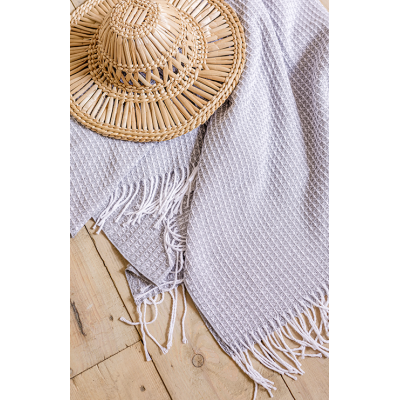 Плед аманда 140x200 см Серый - фото 3 Плед аманда 140x200 см Серый - фото 3