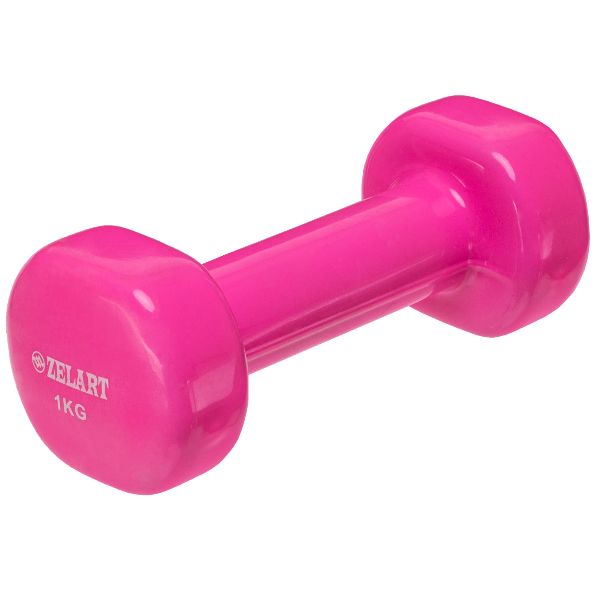 Гантели для фитнеса с виниловым покрытием Zelart Beauty TA-5225-1 2 шт. 1 кг Розовый (DR004972) - фото 2 Гантели для фитнеса с виниловым покрытием Zelart Beauty TA-5225-1 2 шт. 1 кг Розовый (DR004972) - фото 2