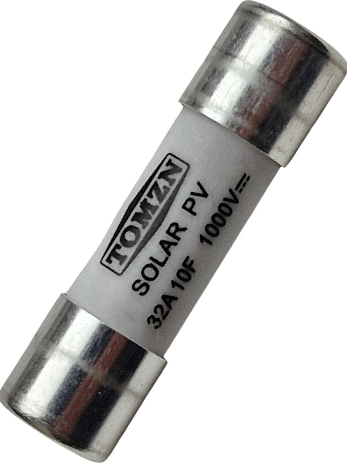Запобіжник TOMZN 32A 1000V 10x38 мм PV gPV плавкий циліндричний для сонячних панелей Solar FUSE 1038 PV систем (97713926)
