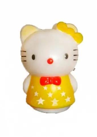 Ночник Lemanso Кошка от розетки Желтый (NL112)