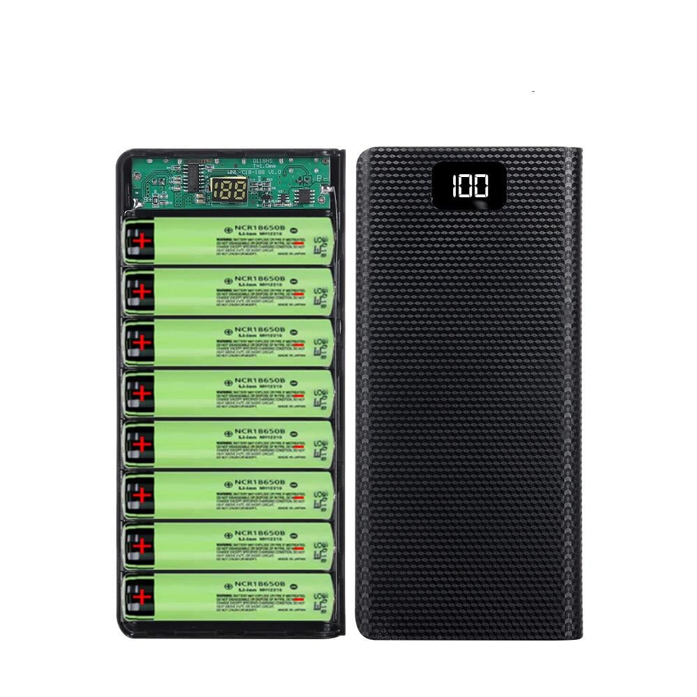 Корпус Power Bank 8x18650 Черный - фото 5