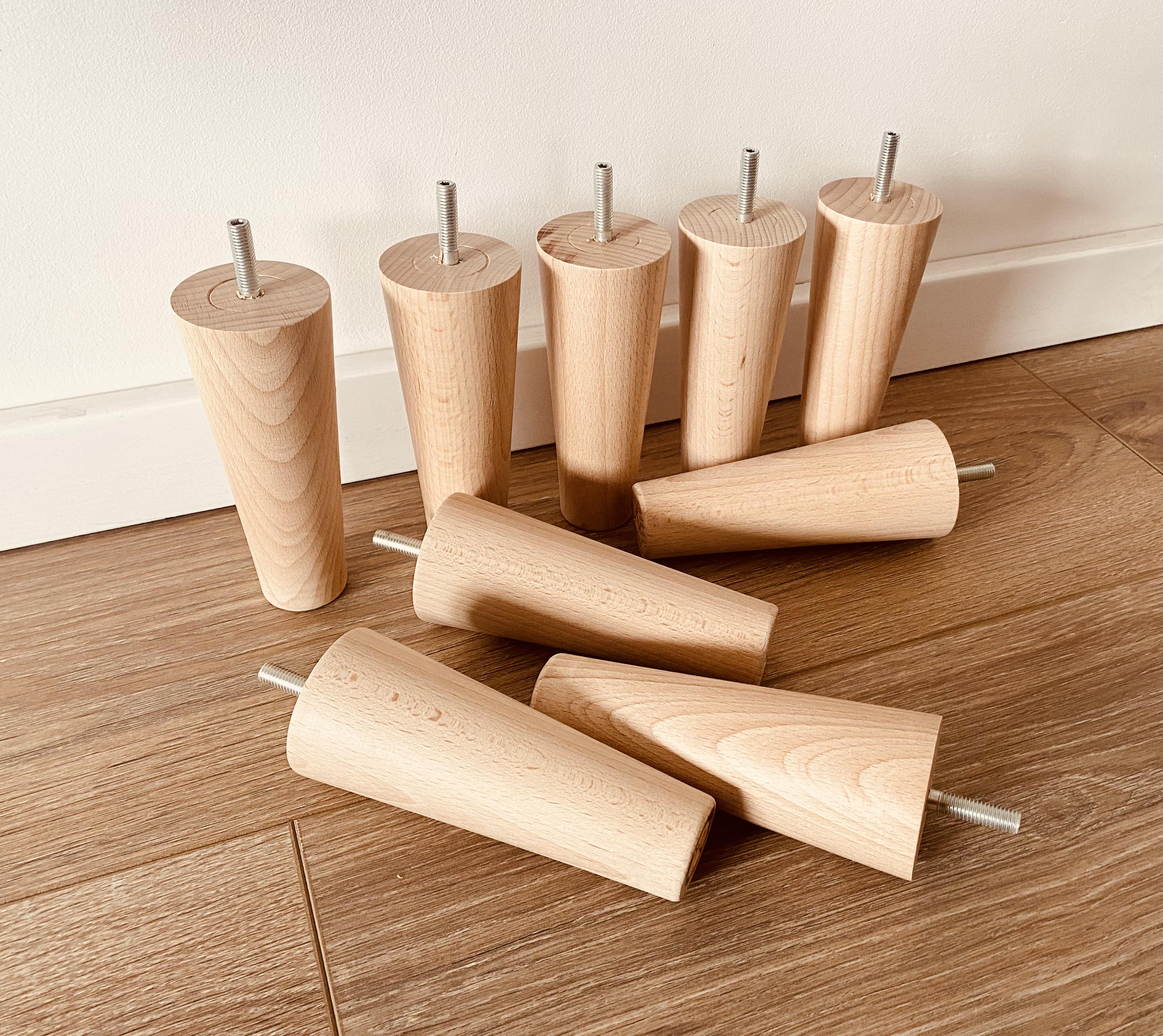 Ножка деревянная конусная прямая для мебели 35x55x140 мм 1 шт. Бук (14327184) - фото 6 Ножка деревянная конусная прямая для мебели 35x55x140 мм 1 шт. Бук (14327184) - фото 6