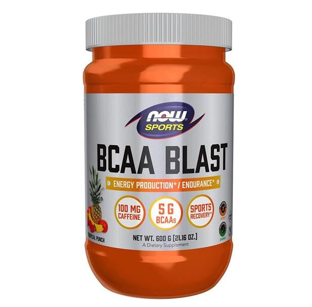 Аминокислота BCAA NOW Foods BCAA Big 6 Powder 600 g /33 servings/ Tropical Punch