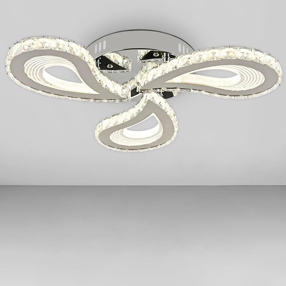 Люстра потолочная светодиодная Light House SY-18534/3 CR 90 W 495х130 мм Хром