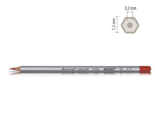 Карандаши цветные Marco Raffine 36 цветов в металлическом кейсе - фото 3