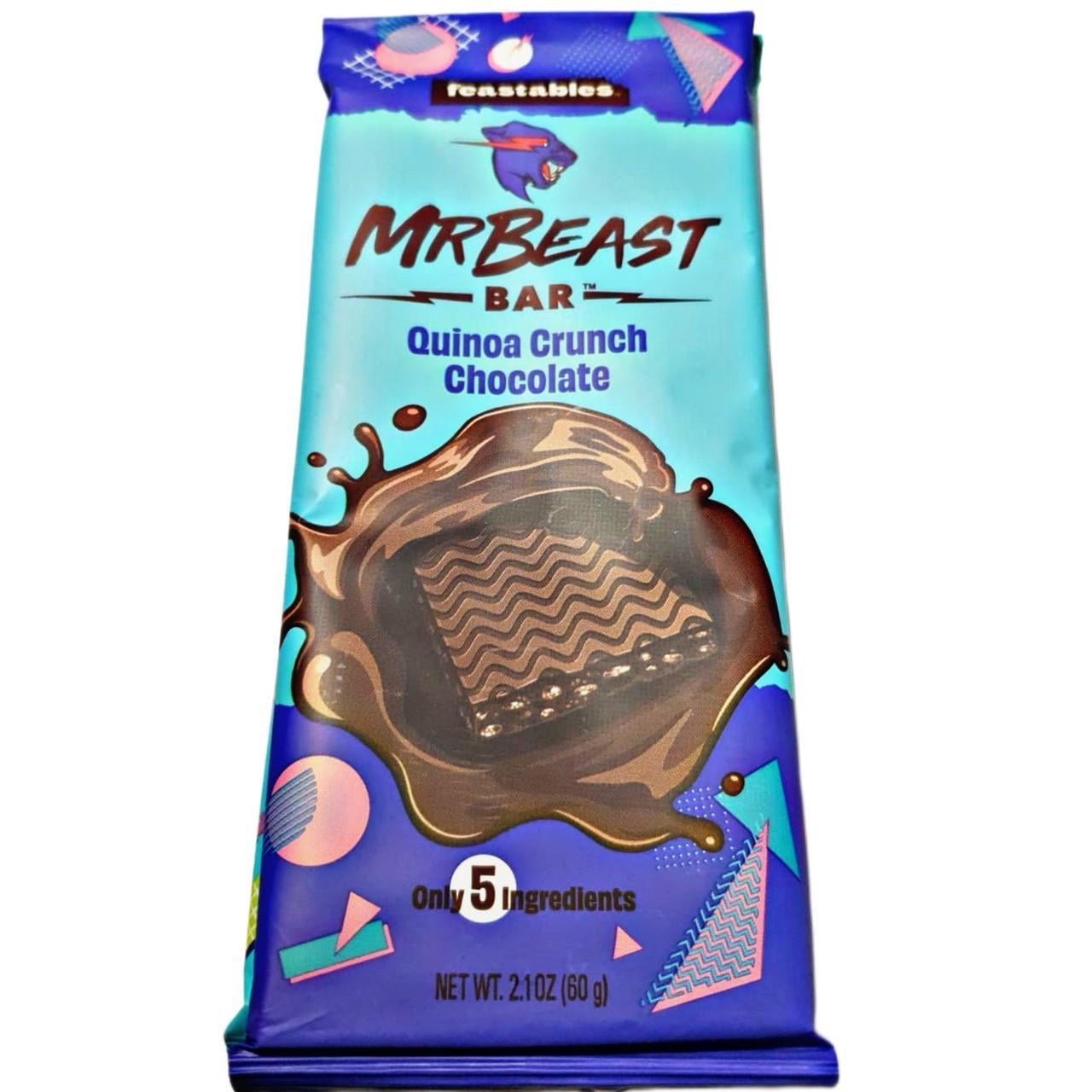 Шоколад Feastables MrBeast Quinoa Crunch Chocolate Bar 60 г (1938282741)