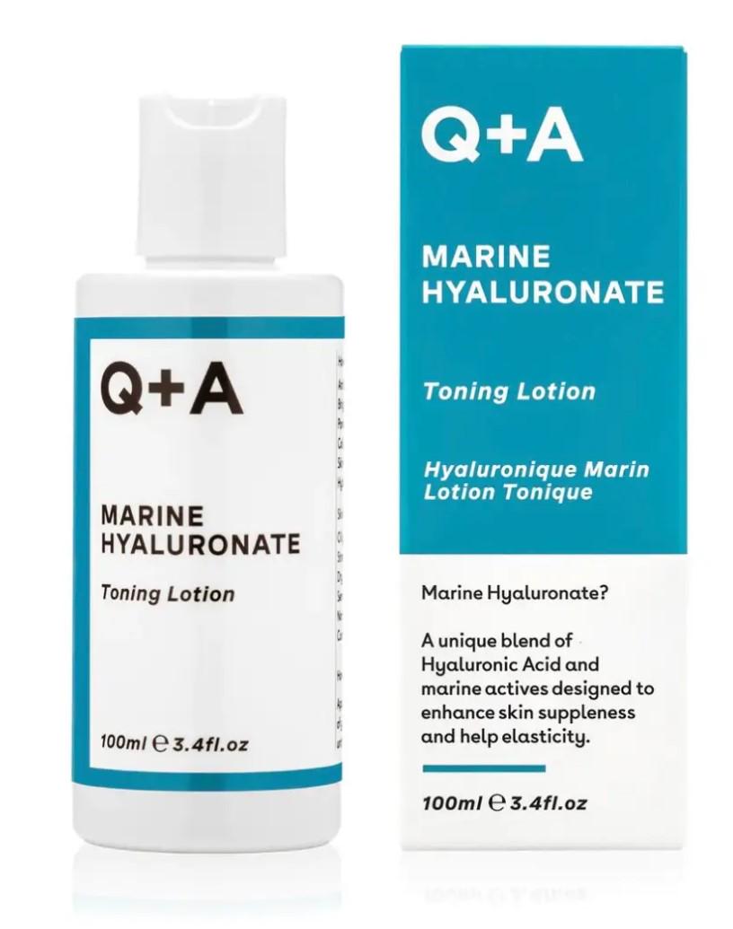 Тонізуючий лосьйон Q+A Marine Hyaluronate Toning Lotion 100 мл (5060486264384)