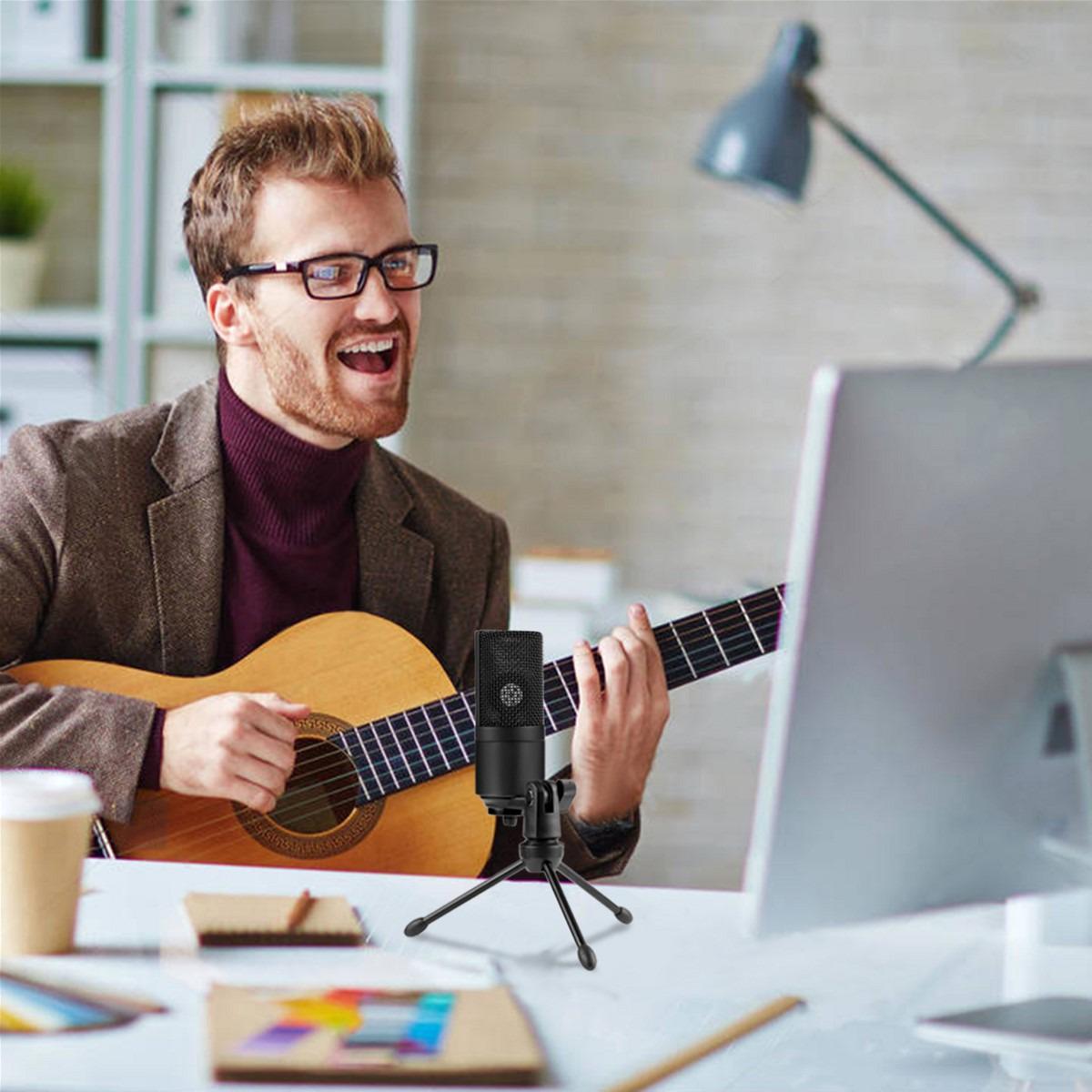 Мікрофон конденсаторний Fifine K669B USB кардіоїдний із підставкою Black (30674519) - фото 6 Мікрофон конденсаторний Fifine K669B USB кардіоїдний із підставкою Black (30674519) - фото 6