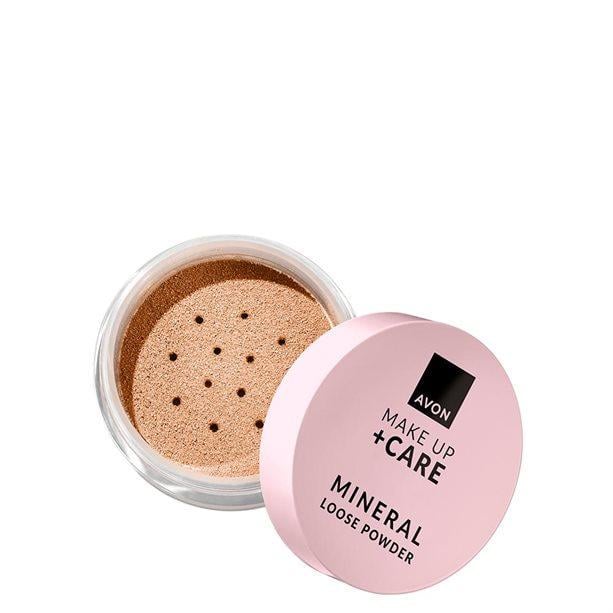 Пудра минеральная рассыпчатая Avon Make Up + Care Mineral Loose Powder 6 г LIGHT MEDIUM/Светло-бежевый (2881192965)