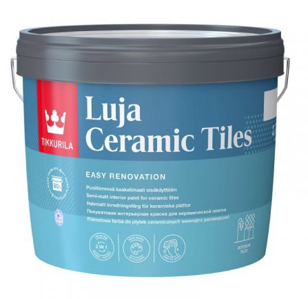 Краска TIKKURILA Luja Ceramic Tiles База А 2,7 л (2444784164) Краска TIKKURILA Luja Ceramic Tiles База А 2,7 л (2444784164)